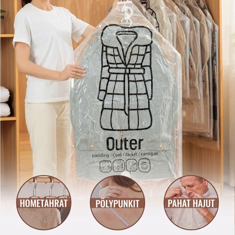 Hangende vacuüm opbergzak