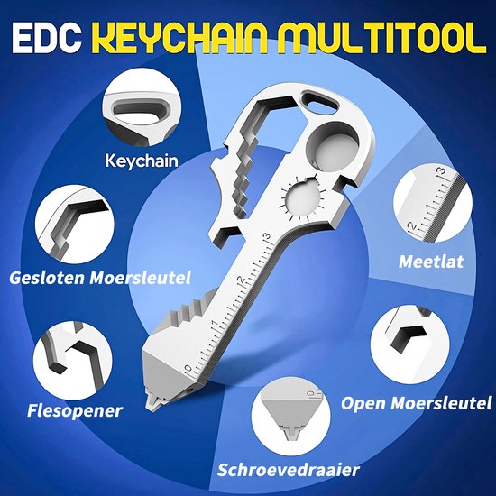 24-in-1 Kleine Multitool Survival-sleutelhanger 