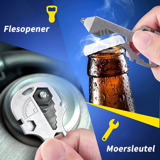24-in-1 Kleine Multitool Survival-sleutelhanger 