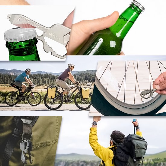 24-in-1 Kleine Multitool Survival-sleutelhanger 