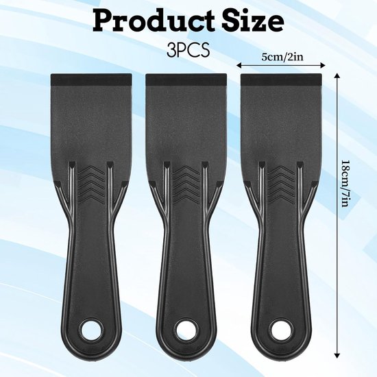 3-delig kunststof spatel 