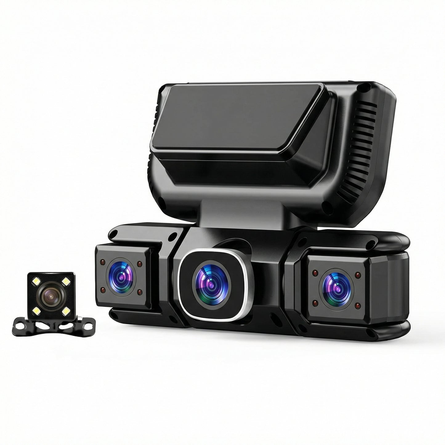 4-Kanaals Dashcam (WiFi + Nachtzicht) 