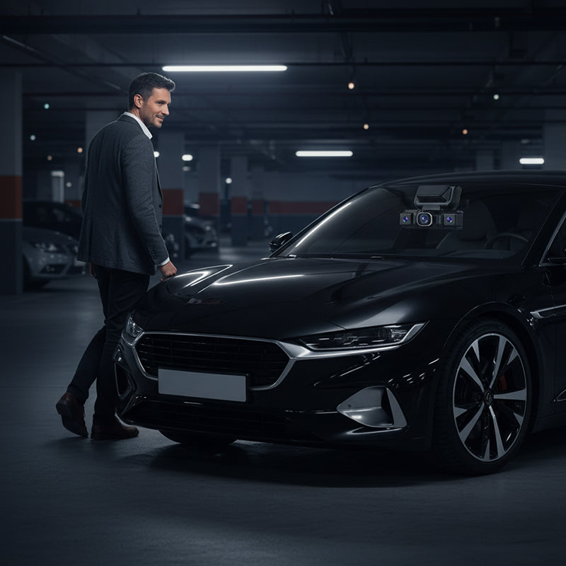 4-Kanaals Dashcam (WiFi + Nachtzicht) 